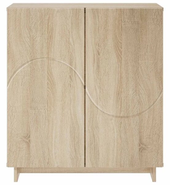 Komoda Hrast sonoma 67 x 34 5 x 75 cm Konstruirano drvo - Hrast sonoma