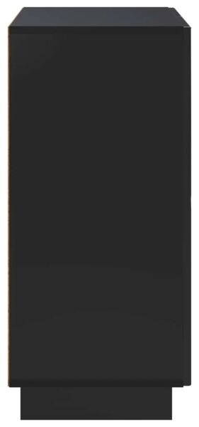 Komoda Crna 67 x 34 5 x 75 cm Konstruirano drvo - Crna