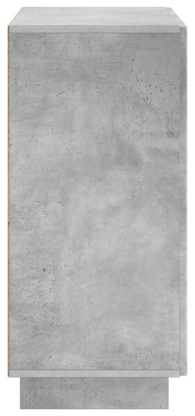 Komoda Betonska siva 67 x 34 5 x 75 cm Konstruirano drvo - Betonska siva