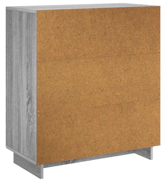 Komoda Siva Sonoma 67 x 34 5 x 75 cm Konstruirano drvo - Siva Sonoma