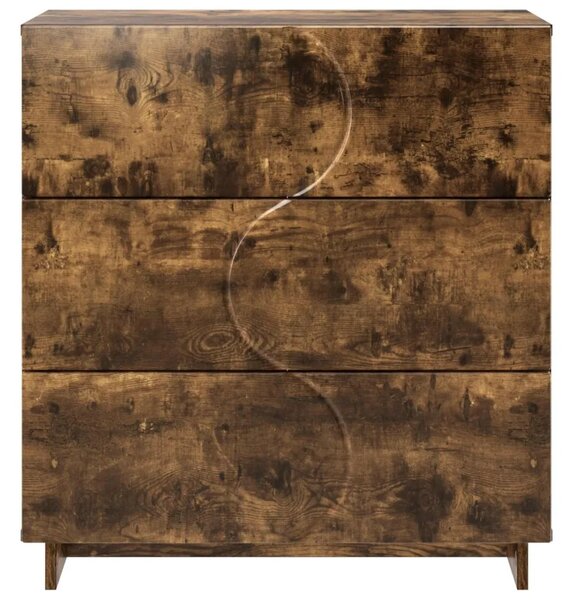 Komoda Dimljeni hrast 70 x 38 x 75 cm Konstruirano drvo - Dimljeni hrast