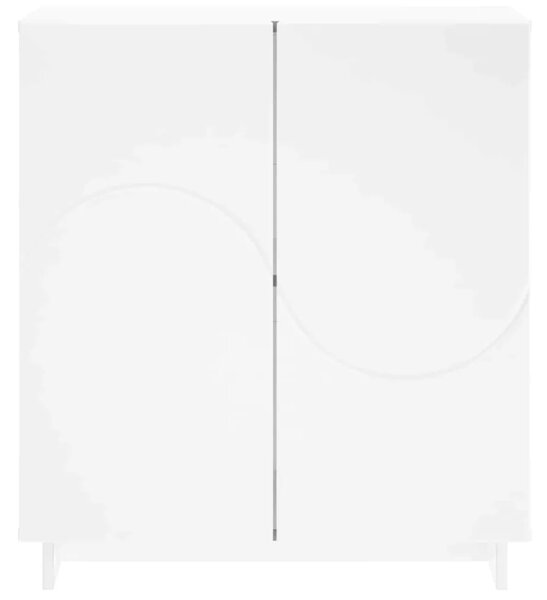 Komoda Bijela 67 x 34 5 x 75 cm Konstruirano drvo - Bijela