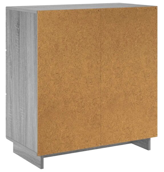 Komoda Siva Sonoma 70 x 38 x 75 cm Konstruirano drvo - Siva Sonoma