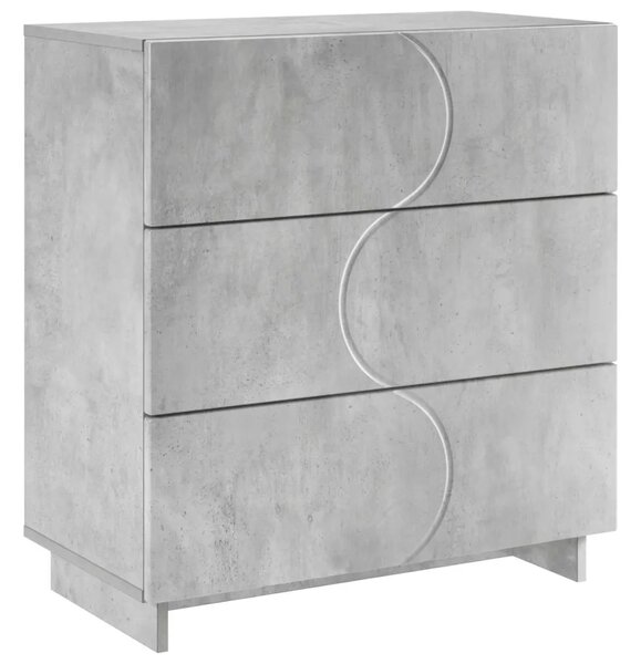 Komoda Betonska siva 70 x 38 x 75 cm Konstruirano drvo - Betonska siva