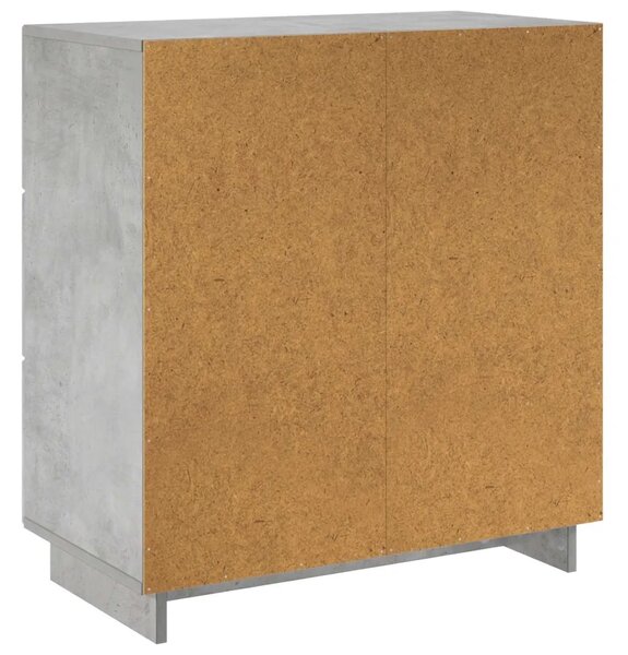 Komoda Betonska siva 70 x 38 x 75 cm Konstruirano drvo - Betonska siva