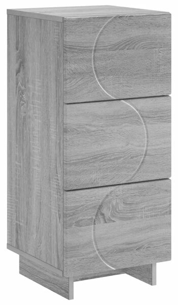 Komoda Siva Sonoma 33.5 x 34.5 x 75 cm Konstruirano drvo - Siva Sonoma
