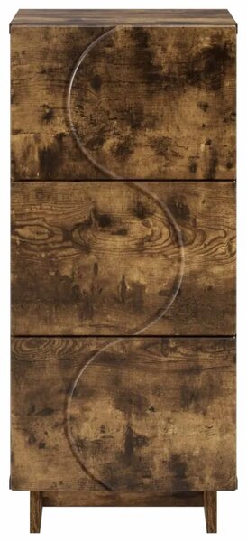 Komoda Dimljeni hrast 33.5 x 34.5 x 75 cm Konstruirano drvo - Dimljeni hrast