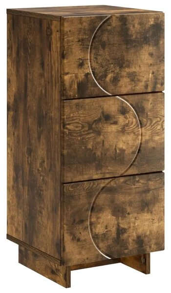 Komoda Dimljeni hrast 33.5 x 34.5 x 75 cm Konstruirano drvo - Dimljeni hrast