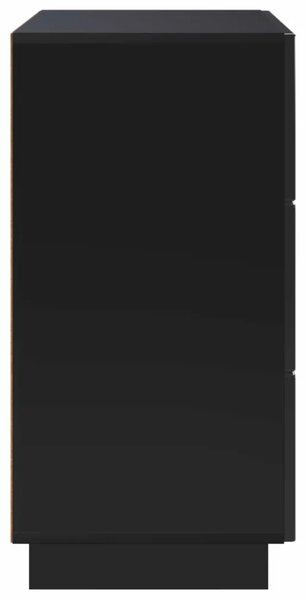 Komoda Crna 70 x 38 x 75 cm Konstruirano drvo - Crna