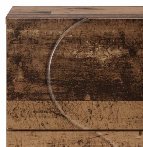 Komoda Staro drvo 33.5 x 34.5 x 75 cm Konstruirano drvo - Staro drvo
