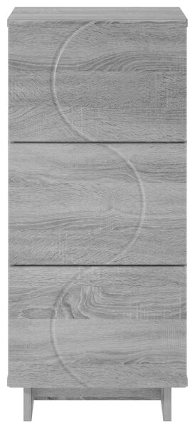 Komoda Siva Sonoma 33.5 x 34.5 x 75 cm Konstruirano drvo - Siva Sonoma