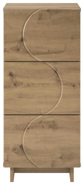 Komoda Hrast artisan 33.5 x 34.5 x 75 cm Konstruirano drvo - Hrast artisan
