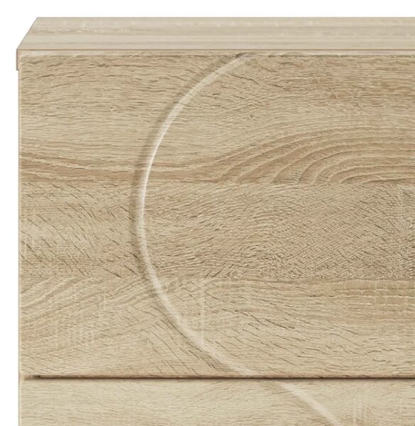 Komoda Hrast sonoma 33.5 x 34.5 x 75 cm Konstruirano drvo - Hrast sonoma