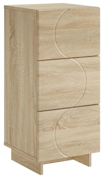 Komoda Hrast sonoma 33.5 x 34.5 x 75 cm Konstruirano drvo - Hrast sonoma