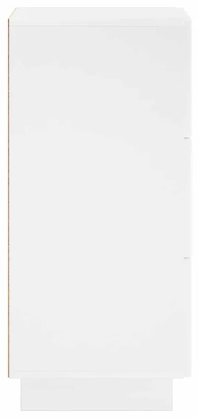 Komoda Bijela visokog sjaja 33.5 x 34.5 x 75 cm - Bijela visokog sjaja
