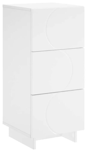 Komoda Bijela 33.5 x 34.5 x 75 cm Konstruirano drvo - Bijela