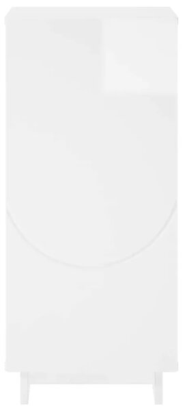 Komoda Bijela visokog sjaja 33 5 x 34 5 x 75 cm - Bijela visokog sjaja