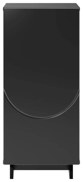 Komoda Crna 33 5 x 34 5 x 75 cm Konstruirano drvo - Crna