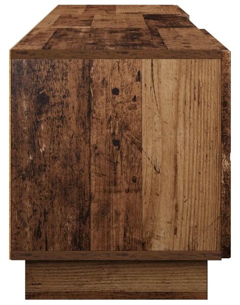 TV stalak 180 x 34 5 x 40 cm Staro drvo Konstruirano drvo - Staro drvo 179.5 x 34.5 x 40 cm