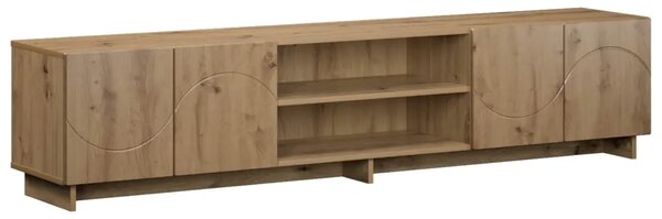 TV stalak 180 x 34 5 x 40 cm Hrast artisan Konstruirano drvo - Hrast artisan 179.5 x 34.5 x 40 cm