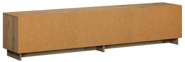 TV stalak 180 x 34 5 x 40 cm Hrast artisan Konstruirano drvo - Hrast artisan 179.5 x 34.5 x 40 cm