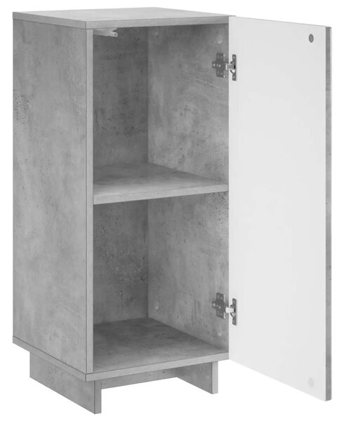 Komoda Betonska siva 33 5 x 34 5 x 75 cm Konstruirano drvo - Betonska siva
