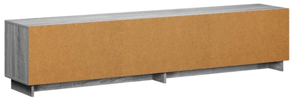 TV stalak 180 x 34 5 x 40 cm Siva Sonoma Konstruirano drvo - Siva Sonoma 179.5 x 34.5 x 40 cm