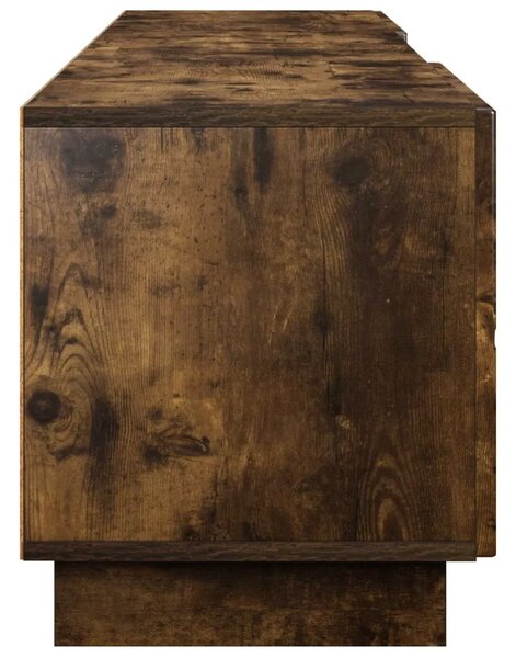 TV stalak 180 x 34 5 x 40 cm Dimljeni hrast Konstruirano drvo - Dimljeni hrast 179.5 x 34.5 x 40 cm