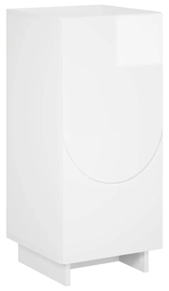 Komoda Bijela visokog sjaja 33 5 x 34 5 x 75 cm - Bijela visokog sjaja