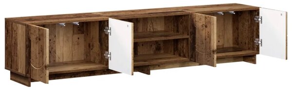 TV stalak 180 x 34 5 x 40 cm Staro drvo Konstruirano drvo - Staro drvo 179.5 x 34.5 x 40 cm