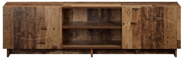 TV stalak 140 x 34 5 x 40 cm Staro drvo Konstruirano drvo - Staro drvo 140 x 34 5 x 40 cm
