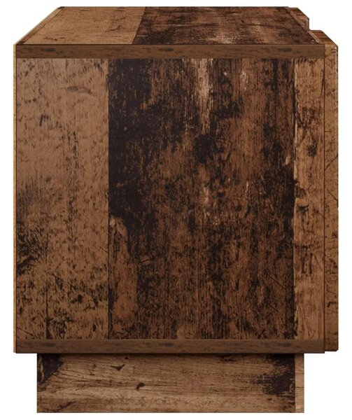 TV stalak 140 x 34 5 x 40 cm Staro drvo Konstruirano drvo - Staro drvo 140 x 34 5 x 40 cm
