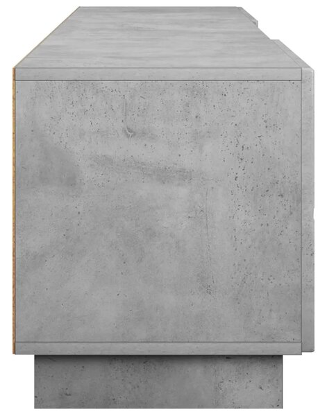 TV stalak 180 x 34 5 x 40 cm Betonska siva Konstruirano drvo - Betonska siva 179.5 x 34.5 x 40 cm