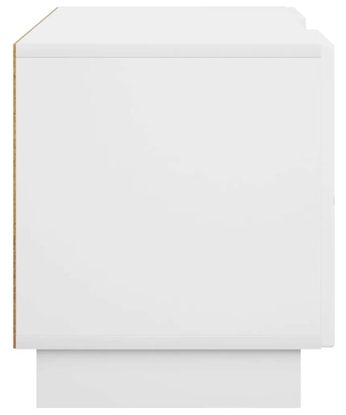 TV stalak 140 x 34 5 x 40 cm Bijela visokog sjaja - Bijela visokog sjaja 140 x 34 5 x 40 cm