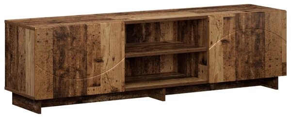 TV stalak 140 x 34 5 x 40 cm Staro drvo Konstruirano drvo - Staro drvo 140 x 34 5 x 40 cm