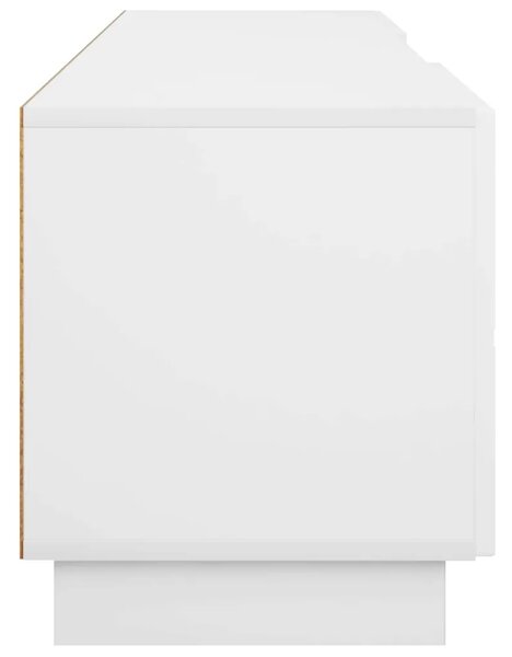 TV stalak 180 x 34 5 x 40 cm Bijela visokog sjaja - Bijela visokog sjaja 179.5 x 34.5 x 40 cm