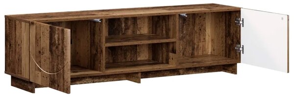 TV stalak 140 x 34 5 x 40 cm Staro drvo Konstruirano drvo - Staro drvo 140 x 34 5 x 40 cm