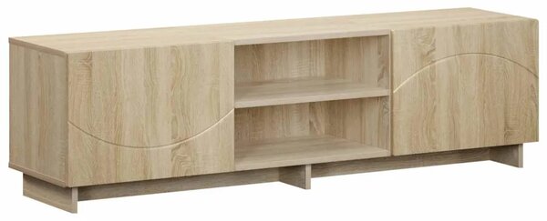 TV stalak 140 x 34 5 x 40 cm Hrast sonoma Konstruirano drvo - Hrast sonoma 140 x 34 5 x 40 cm