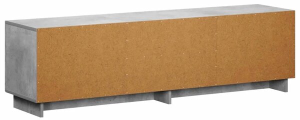 TV stalak 140 x 34 5 x 40 cm Betonska siva Konstruirano drvo - Betonska siva 140 x 34 5 x 40 cm