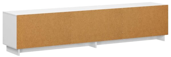 TV stalak 180 x 34 5 x 40 cm Bijela visokog sjaja - Bijela visokog sjaja 179.5 x 34.5 x 40 cm