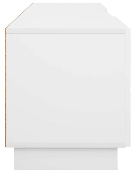 TV stalak 180 x 34 5 x 40 cm Bijela Konstruirano drvo - Bijela 179.5 x 34.5 x 40 cm