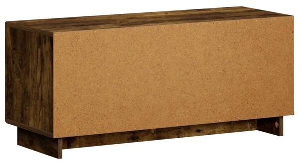 TV stalak 90 x 34.5 x 40 cm Dimljeni hrast Konstruirano drvo - Dimljeni hrast 90 x 34.5 x 40 cm