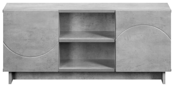 TV stalak 90 x 34 5 x 40 cm Betonska siva Konstruirano drvo - Betonska siva 90 x 34 5 x 40 cm