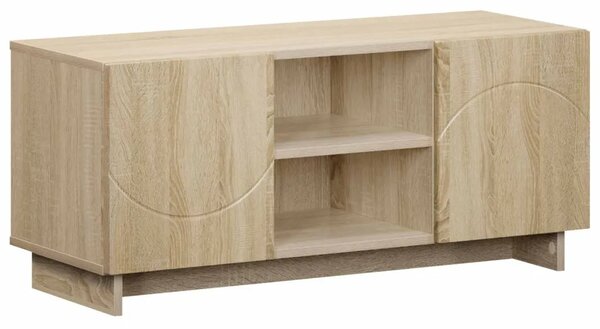 TV stalak 90 x 34 5 x 40 cm Hrast sonoma Konstruirano drvo - Hrast sonoma 90 x 34 5 x 40 cm