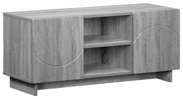 TV stalak 90 x 34 5 x 40 cm Siva Sonoma Konstruirano drvo - Siva Sonoma 90 x 34 5 x 40 cm