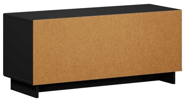 TV stalak 90 x 34 5 x 40 cm Crna Konstruirano drvo - Crna 90 x 34 5 x 40 cm