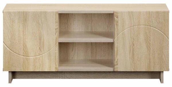 TV stalak 90 x 34 5 x 40 cm Hrast sonoma Konstruirano drvo - Hrast sonoma 90 x 34 5 x 40 cm