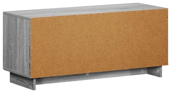 TV stalak 90 x 34 5 x 40 cm Siva Sonoma Konstruirano drvo - Siva Sonoma 90 x 34 5 x 40 cm