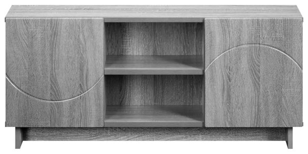 TV stalak 90 x 34 5 x 40 cm Siva Sonoma Konstruirano drvo - Siva Sonoma 90 x 34 5 x 40 cm