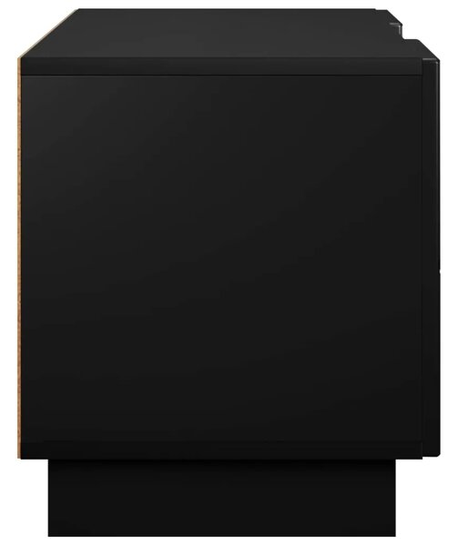 TV stalak 90 x 34 5 x 40 cm Crna Konstruirano drvo - Crna 90 x 34 5 x 40 cm